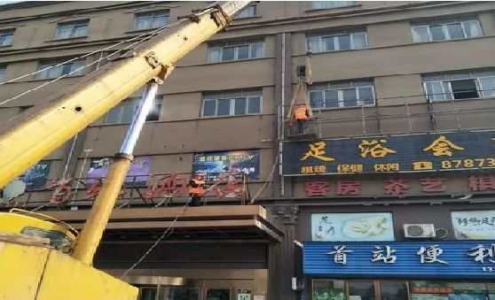 临澧县安装较高的门店招牌有什么好的方法？