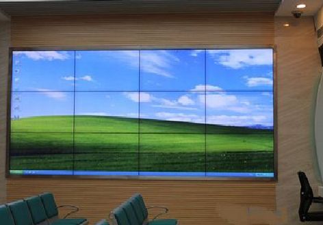 临澧县液晶拼接屏的另类用法。